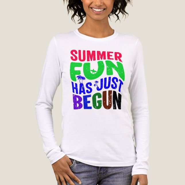 Das Leben am Strand ist besser Tri-Blend Shirt (Vorderseite)