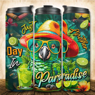 Das Leben am Strand Margarita Paprot ist besser Thermosbecher