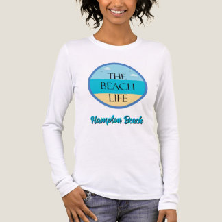 Das Leben am Strand mit anpassbarem Strandnamen Tri-Blend Shirt