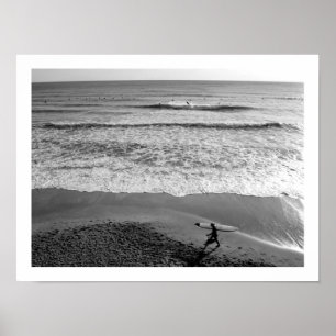 Das Leben am Strand - Sagami-Bucht, Japan  Poster