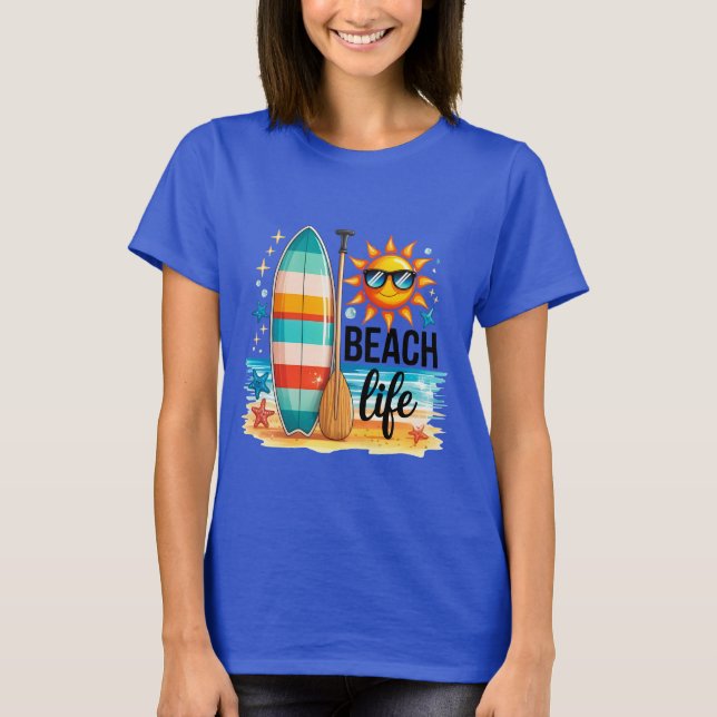 Das Leben am Strand  T-Shirt (Vorderseite)