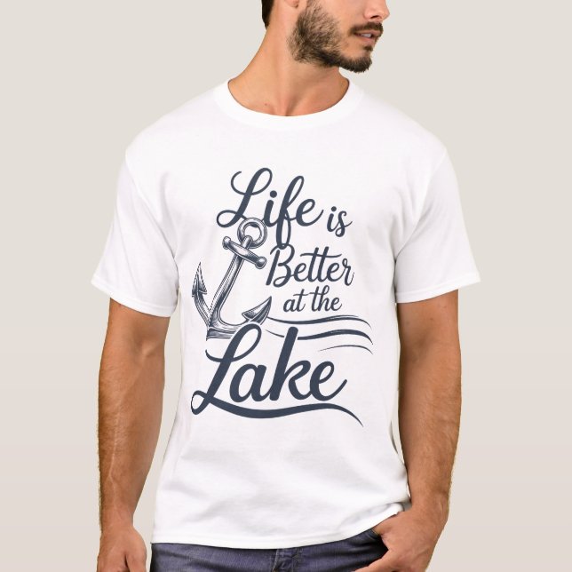 Das Leben am T - Shirt ist besser (Vorderseite)
