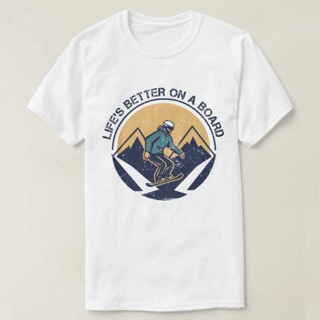 Das Leben an Bord ist besser T-Shirt (Design vorne)