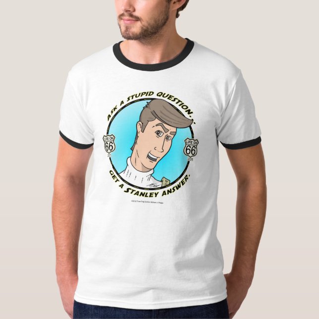 Das Leben auf 66 fragen Stanley Retro Shirt (Vorderseite)