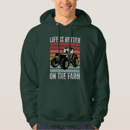 Das Leben auf dem Bauernhof ist besser - Farmliebh Hoodie