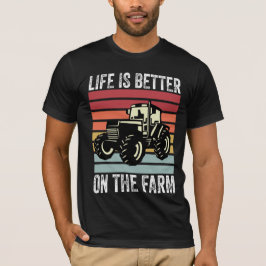 Das Leben auf dem Bauernhof ist besser - Farmliebh T-Shirt