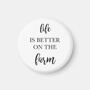 Das Leben auf dem Bauernhof ist besser Magnet