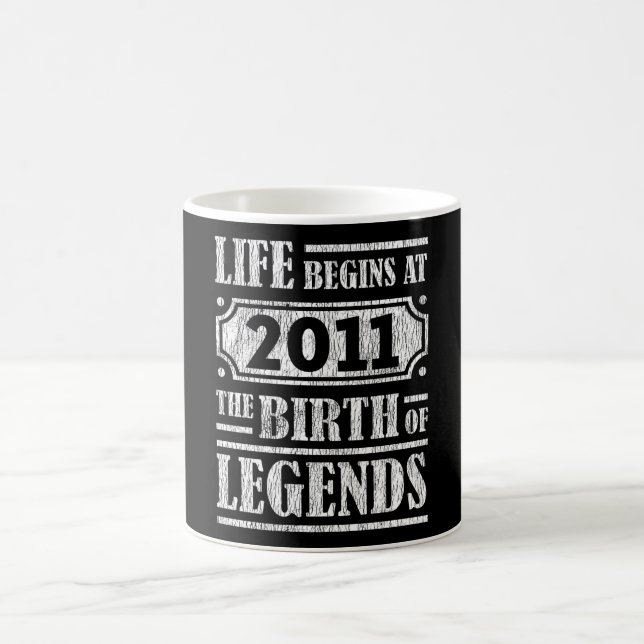 Das Leben beginnt 2011 mit der Geburt der Legende  Kaffeetasse (Mittel)