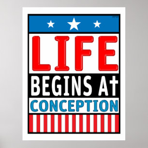 Das Leben beginnt bei der Konzeption Poster