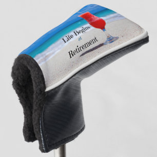 Das Leben beginnt bei der Rente Golf Headcover