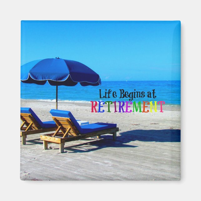 Das Leben beginnt bei der Rente Magnet (Vorne)