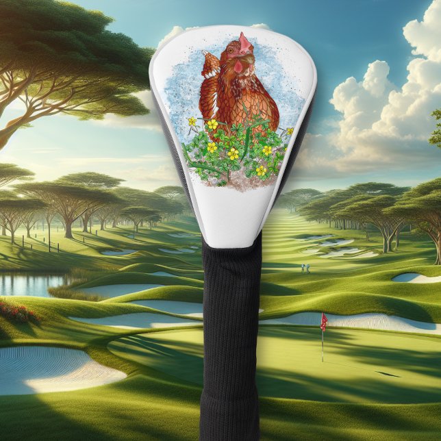 Das Leben bei Hühnern ist besser Golf Headcover (Von Creator hochgeladen)