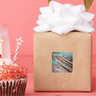 Das Leben, das du Will, Quadratischer Aufkleber