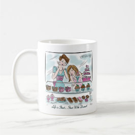 Das Leben der besten Freunde ist Kurz...Beginnen S Kaffeetasse