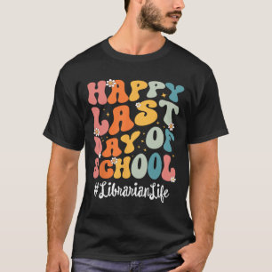 Das Leben der Bibliotheken ist glücklich am letzte T-Shirt