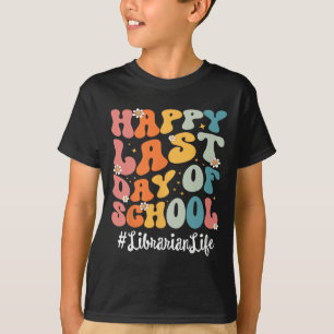 Das Leben der Bibliotheken ist glücklich am letzte T-Shirt