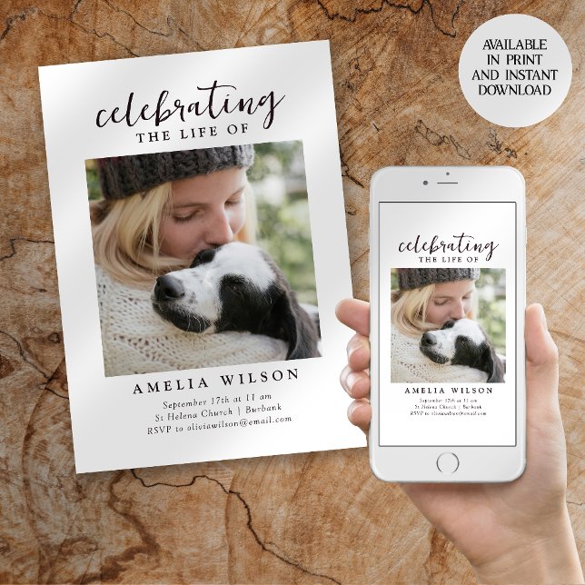 Das Leben der Gedenkstätte für Fotos Einladung (Von Creator hochgeladen)