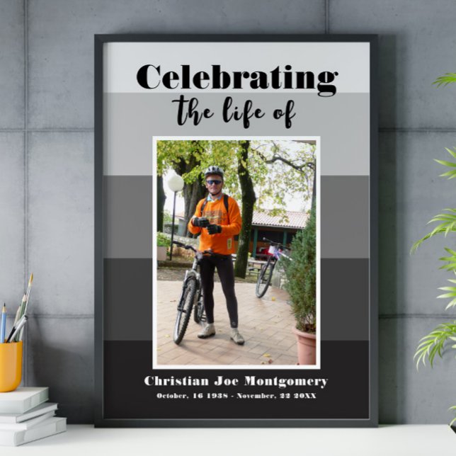 Das Leben der Gray Foto Beerdigung feiern Poster (Von Creator hochgeladen)