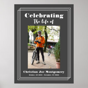 Das Leben der Gray Foto Beerdigung feiern Poster