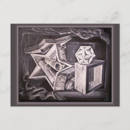 Das Leben der großen Dodekaeder Postkarte