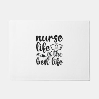 Das Leben der Krankenschwester ist das beste Leben Fußmatte