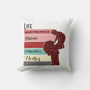 Das Leben der Mutter kommt nicht mit einer manuell Kissen