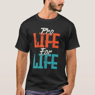 Das Leben der Prolife Generation beginnt mit der w T-Shirt