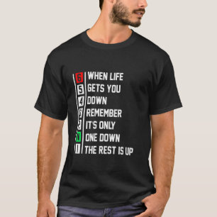 Das Leben des Fahrers, wenn das Leben einen Motorr T-Shirt