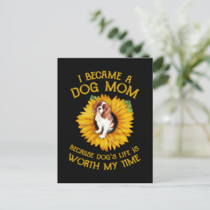 Das Leben des Hundes mit Cocker Sunflower ist mein Postkarte