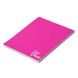 Das Leben des Traums Inspiration Motivierend Notizblock