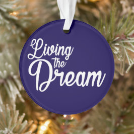 Das Leben des Traums Inspiration Motivierend Ornament