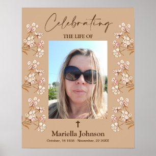 Das Leben des weiblichen Bestattungspposters feier Poster