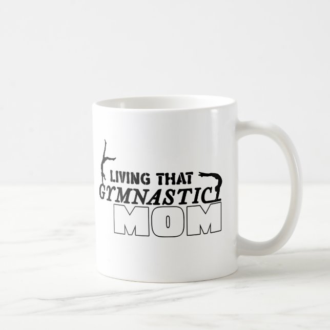 Das Leben dieser Gymnastik Mama, Gymnastik Lover Kaffeetasse (Rechts)