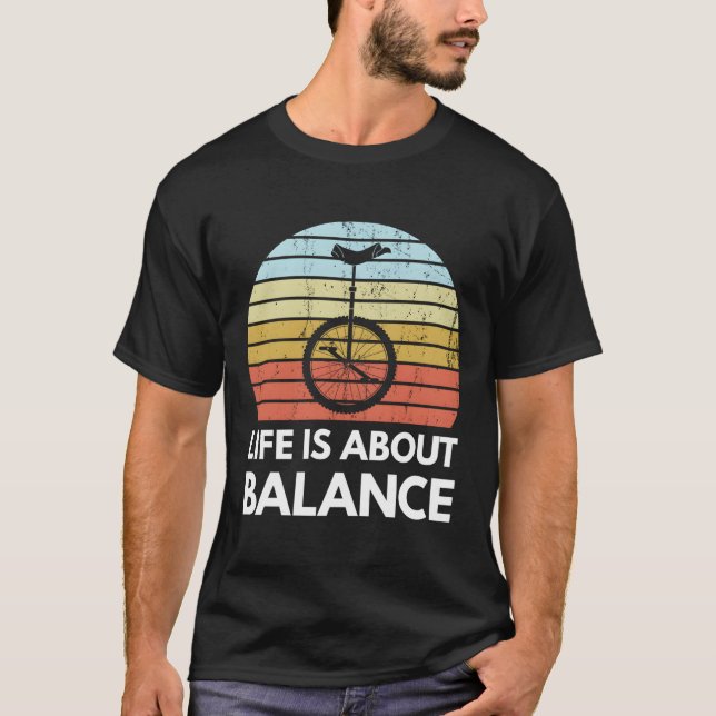 Das Leben dreht sich alles um Balance Unikraking l T-Shirt (Vorderseite)
