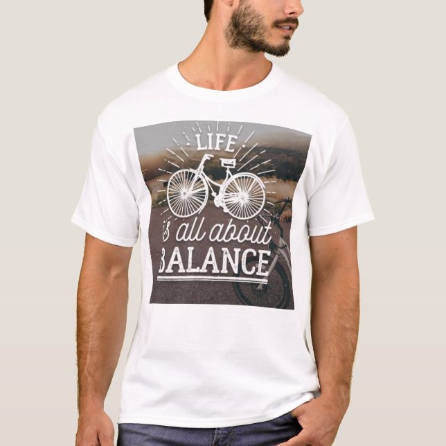 Das Leben dreht sich um den T - Shirt (Vorderseite)