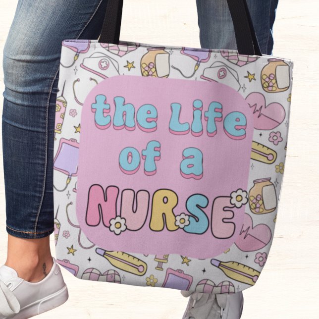 Das Leben einer Krankenschwester (The Life of a Nurse tote bag)