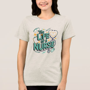 Das Leben einer Krankenschwester, Dankeschön-Gesch Tri-Blend Shirt
