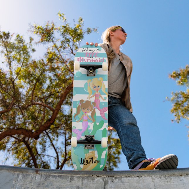 Das Leben einer Meerjungfrau Skateboard (Außenbereich 1)