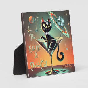 Das Leben einer Showgirl-Katze Fotoplatte