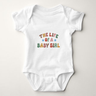 Das Leben eines Babymädchens Baby Strampler