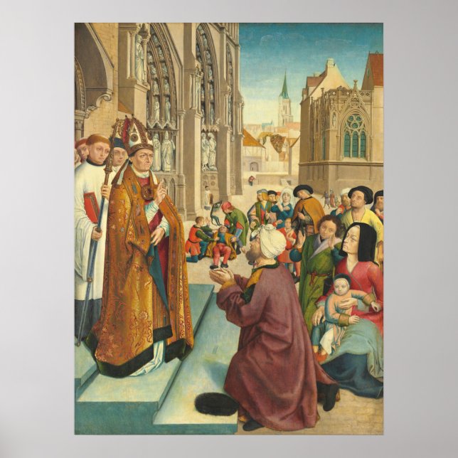 Das Leben eines Bischofs St. Giles Kunst-Poster Poster (Vorne)