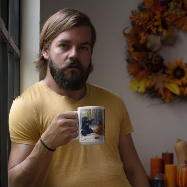 Das Leben eines Jägers Ein Kampf Fix Arthur Tait 1 Kaffeetasse (Von Creator hochgeladen)