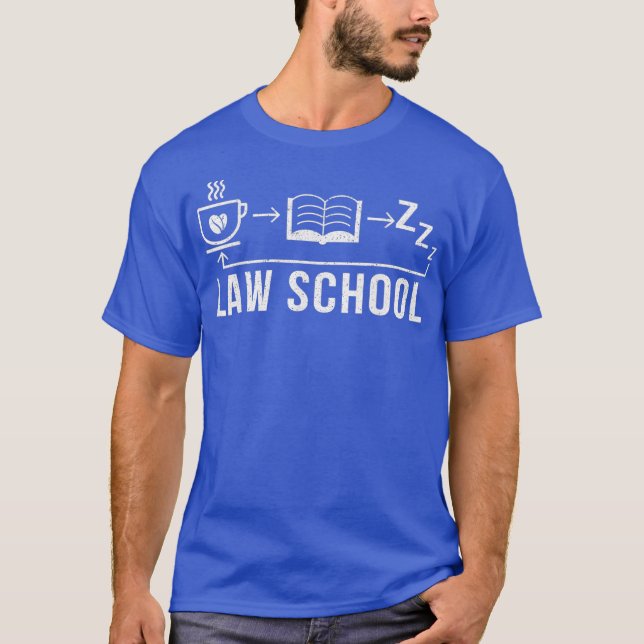 Das Leben eines Jurastudenten-Anwaltsgeschenks T-Shirt (Vorderseite)