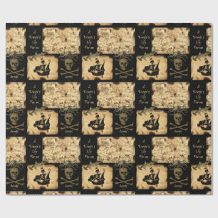 Das Leben eines Piraten für mich karibische Geschenkpapier