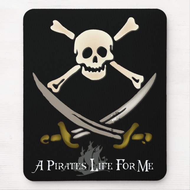 Das Leben eines Piraten für mich Mousepad (Vorne)