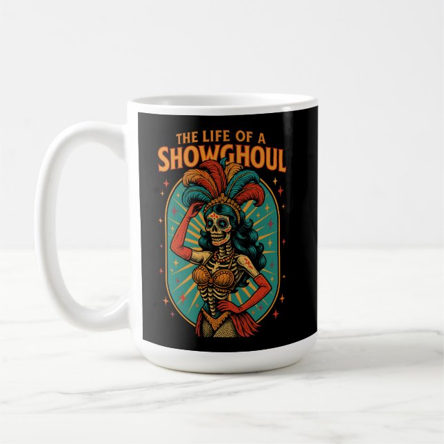 Das Leben eines Showhoul Kaffeetasse (Links)
