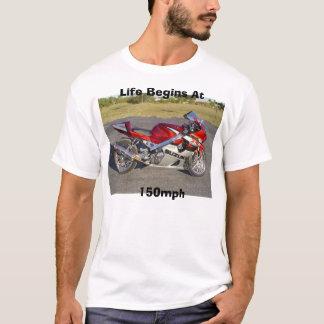 Das Leben fängt an   150mph an T-Shirt