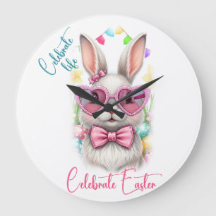 Das Leben feiern Ostern feiern Große Wanduhr