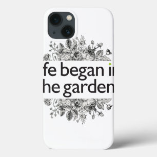 Das Leben fing im Garten an Case-Mate iPhone Hülle