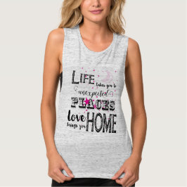 Das Leben führt zu unerwarteten Orten Inspiration  T-Shirt